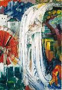 Franz Marc The Bewitched Mill oil painting